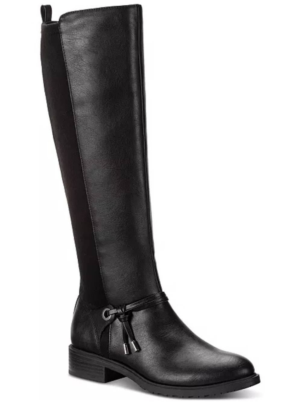♥️♥️ Style & Co. Women’s Verrlee Riding Boots - Black Smooth Micro